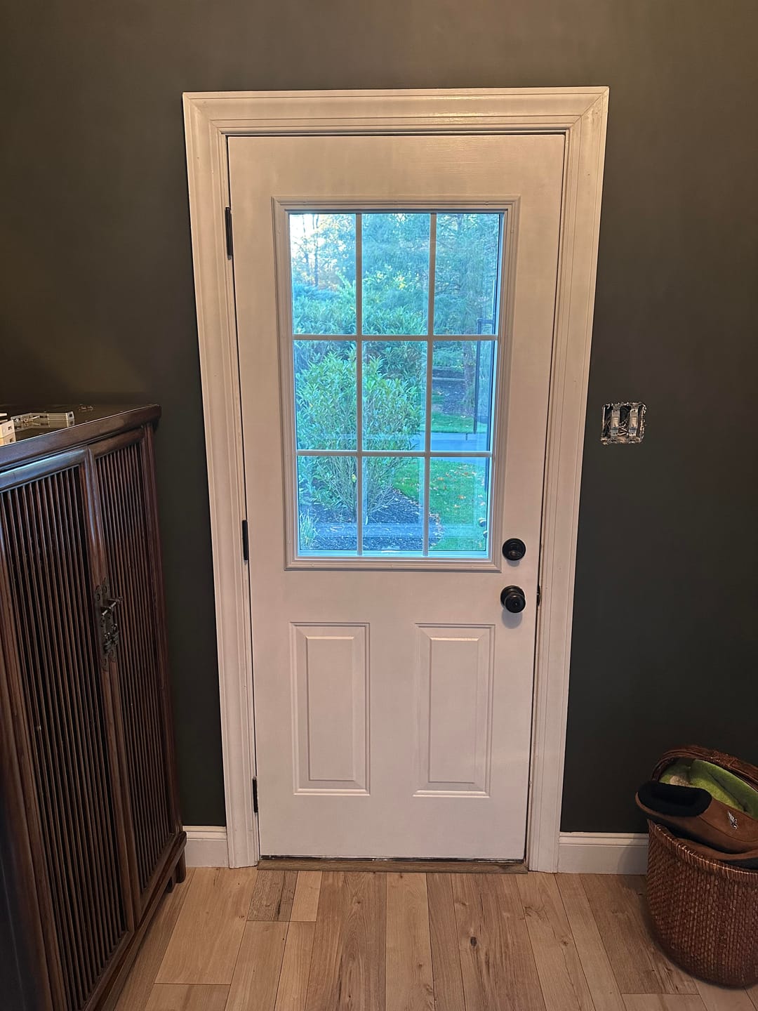 Customer photo review of Grills Between Glass 9 Lite Glass and Frame Kit (Half Lite)