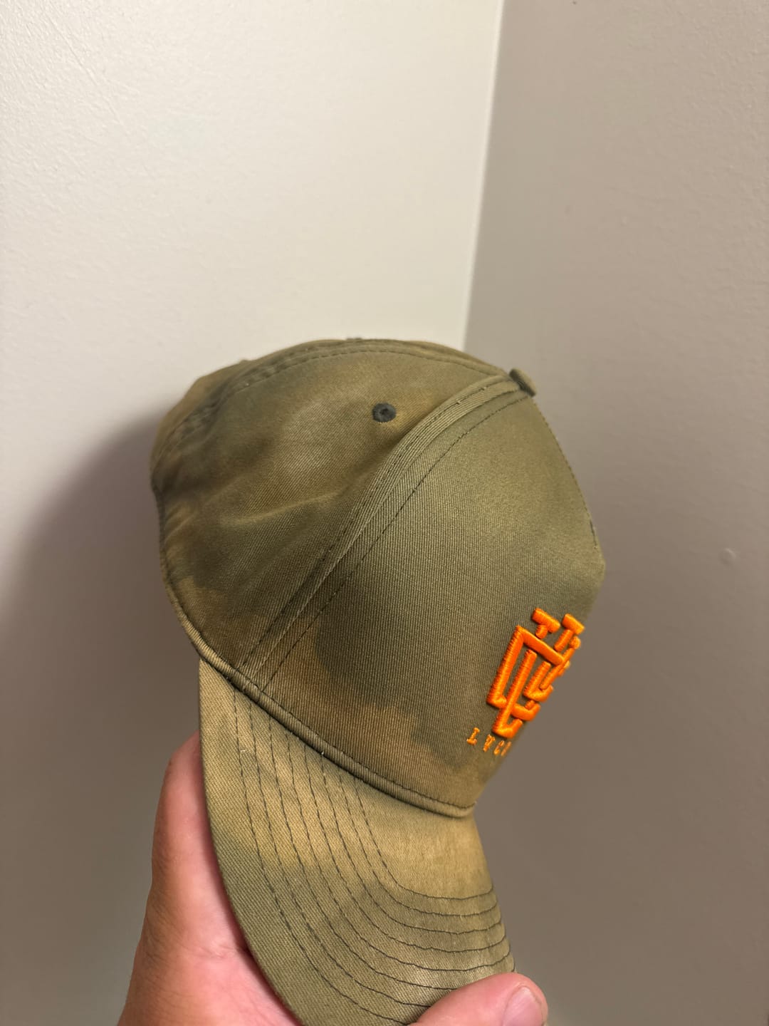 Customer photo review of ULTRA FIT Khaki Blaze A-Frame Snapback