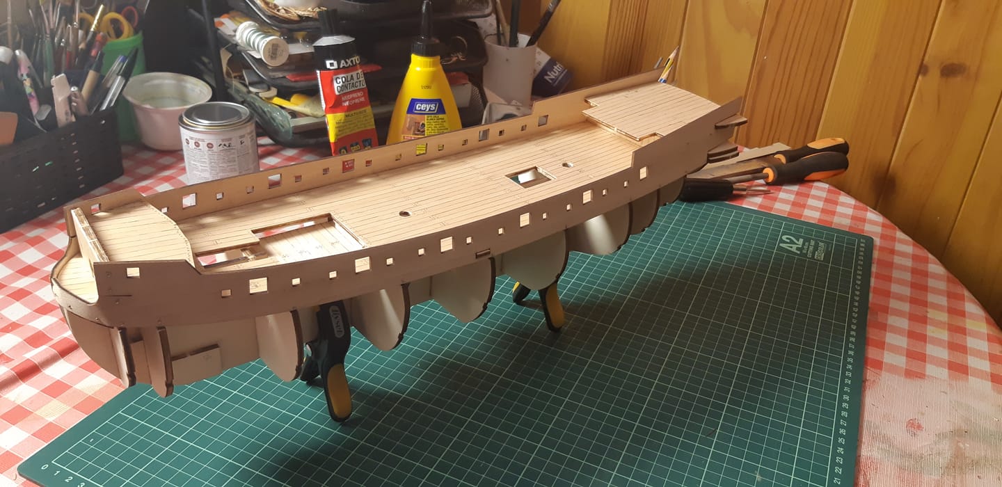 Customer photo review of Maqueta Barco La Candelaria