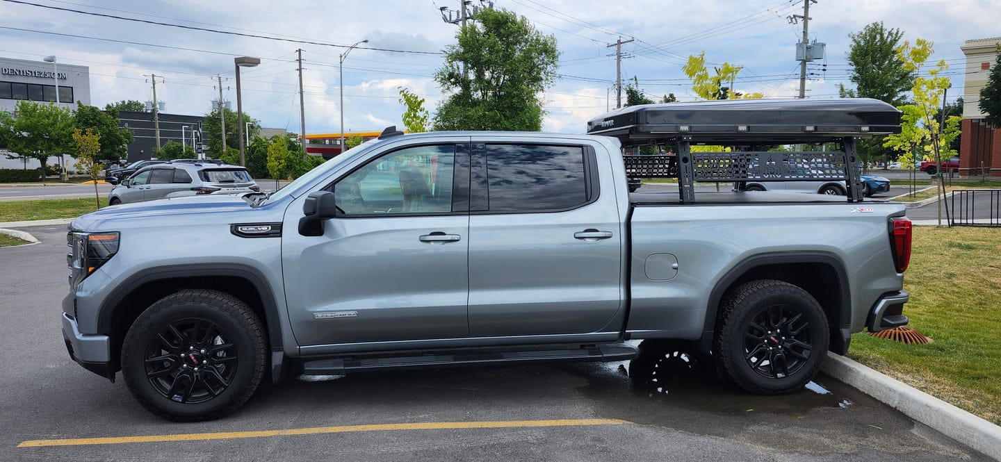Customer photo review of Rack Pick Up Universel ALUMINIUM 12-23"