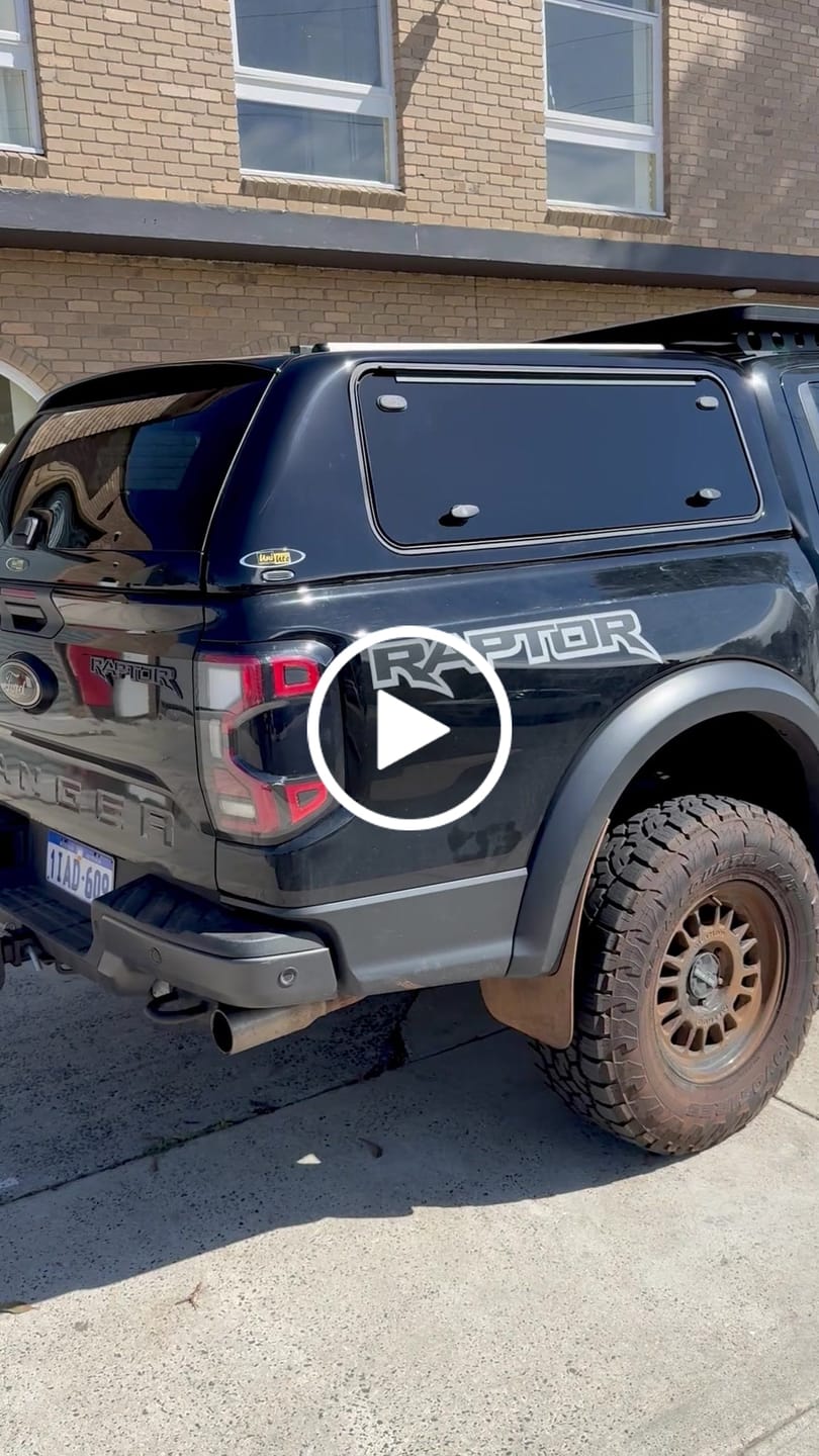 Customer video review of Ford Ranger Canopy NextGen RA 2022-2025 - FORCE PRO