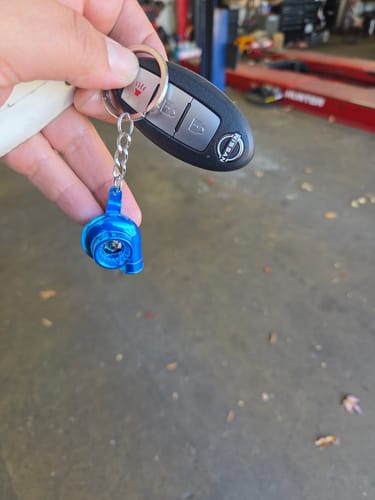 Customer photo review of Turbo Keychain