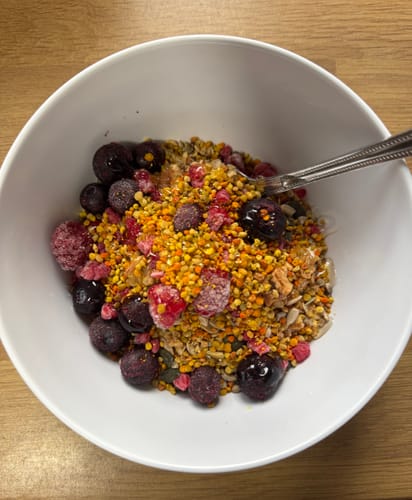 Customer photo review of Organic Raw Bee Pollen