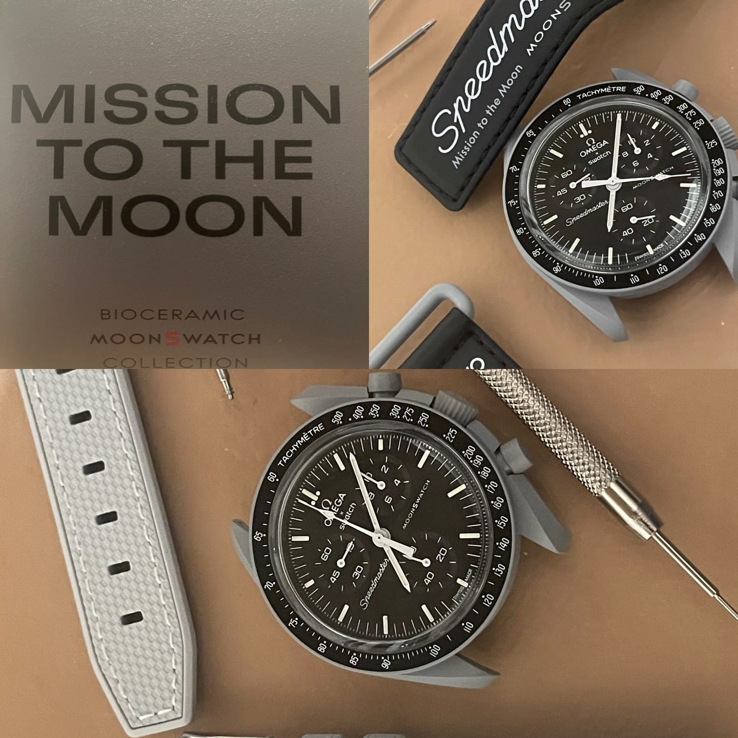 Customer photo review of Rubber Strap for Omega X Swatch MoonSwatch Mission to the Moon