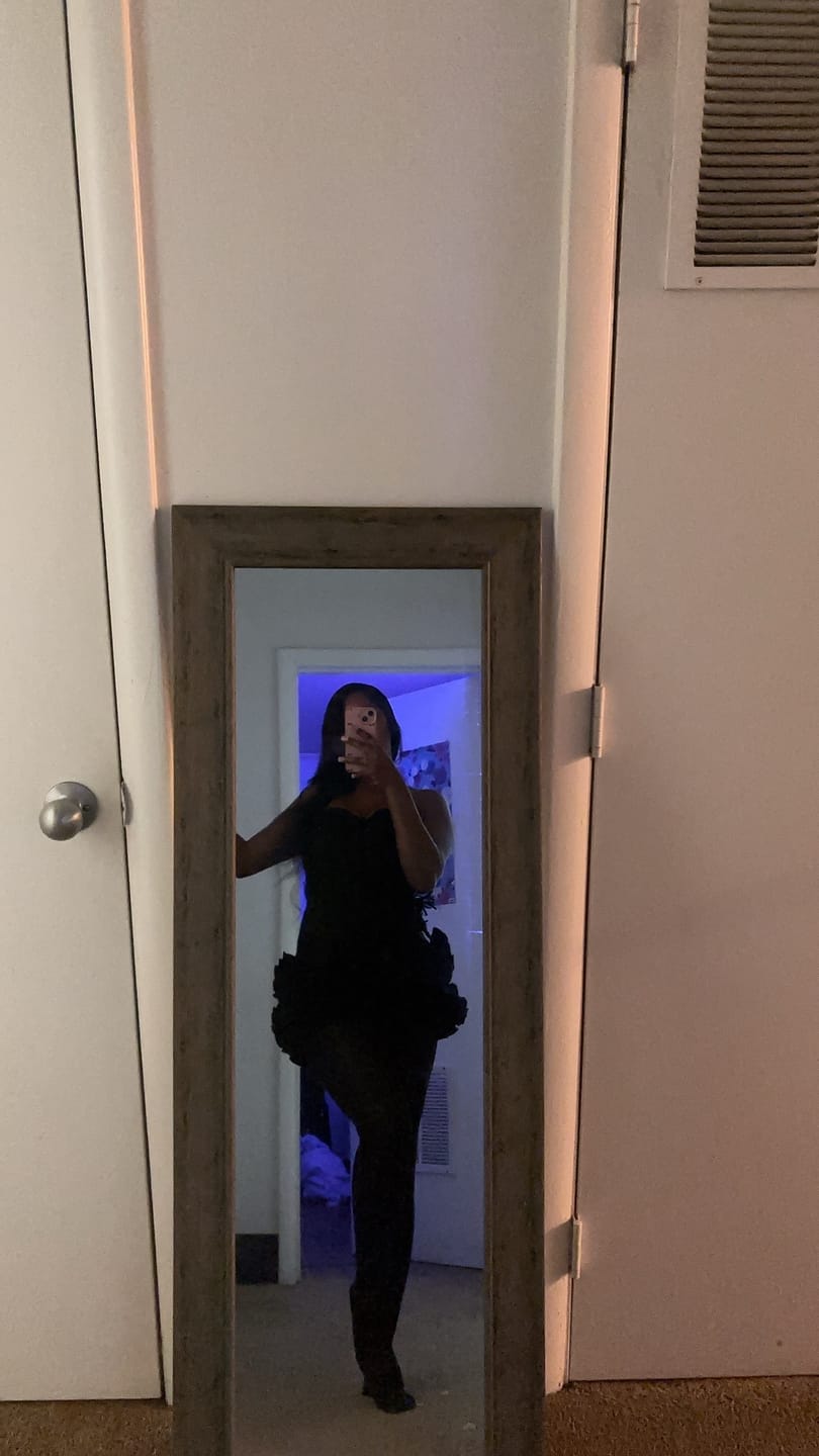 Customer photo review of Neveah Mini Dress