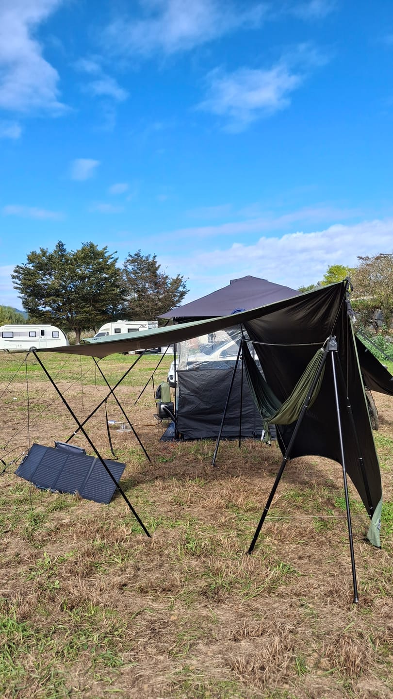 Customer photo review of Turtlebug Camper Hammock Stand