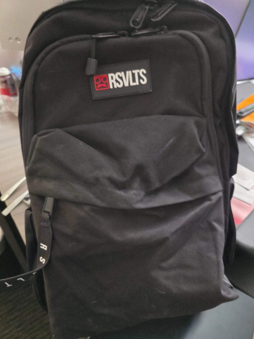 Customer photo review of RSVLTS Black Backpack V1