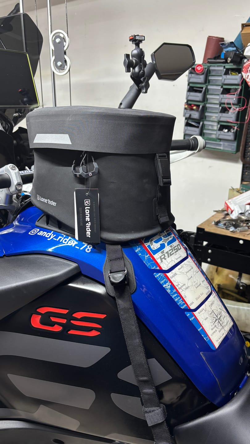 Customer photo review of Ranger Tank Bag