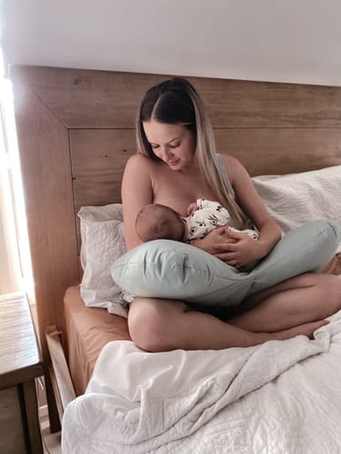Customer photo review of Butterfly Pillow® Side-Support