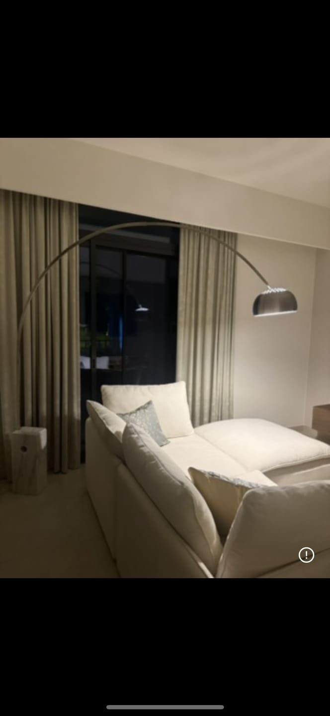 Customer photo review of Arc Lamp With Natural Marble Base Bp0078-C