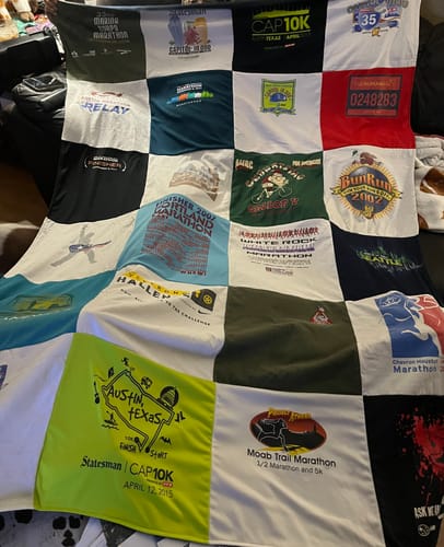 Customer photo review of Premium T Shirt Quilt