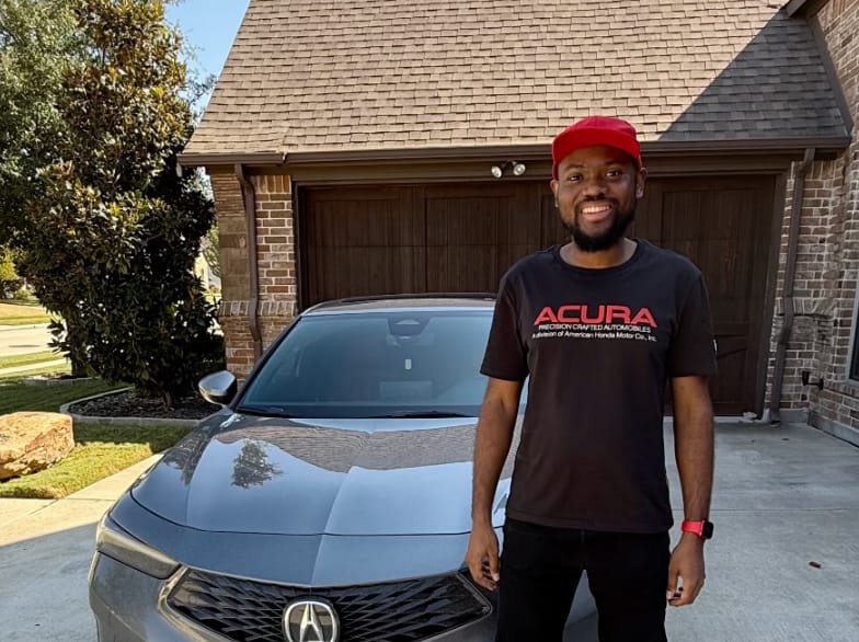 Customer photo review of 1986 Acura Brand Tee - Black