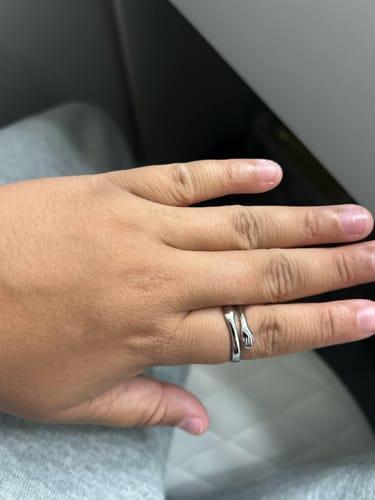 Customer photo review of To My Granddaughter - Hug Ring