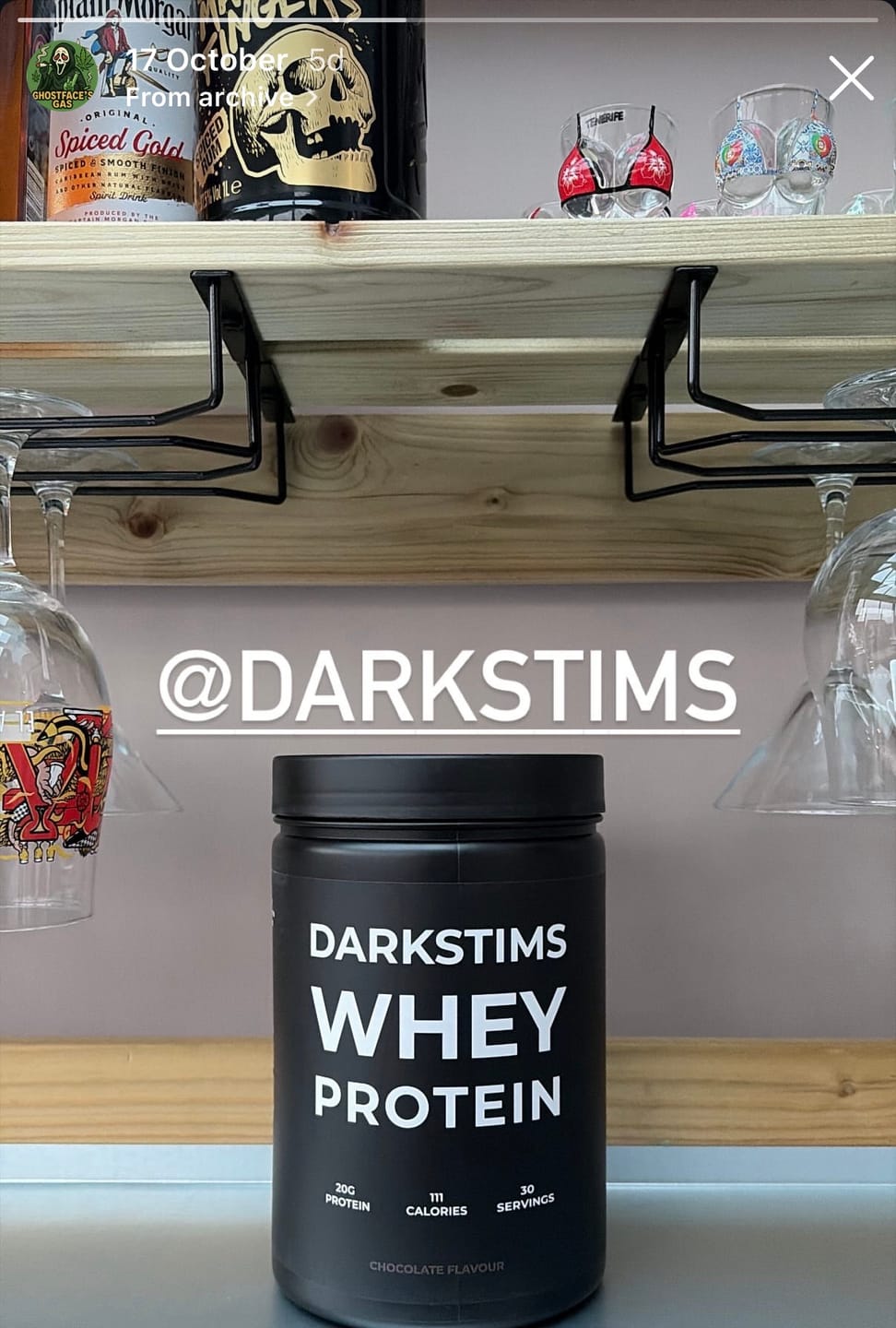 Customer photo review of Darkstims Protein Powder - PRE ORDER