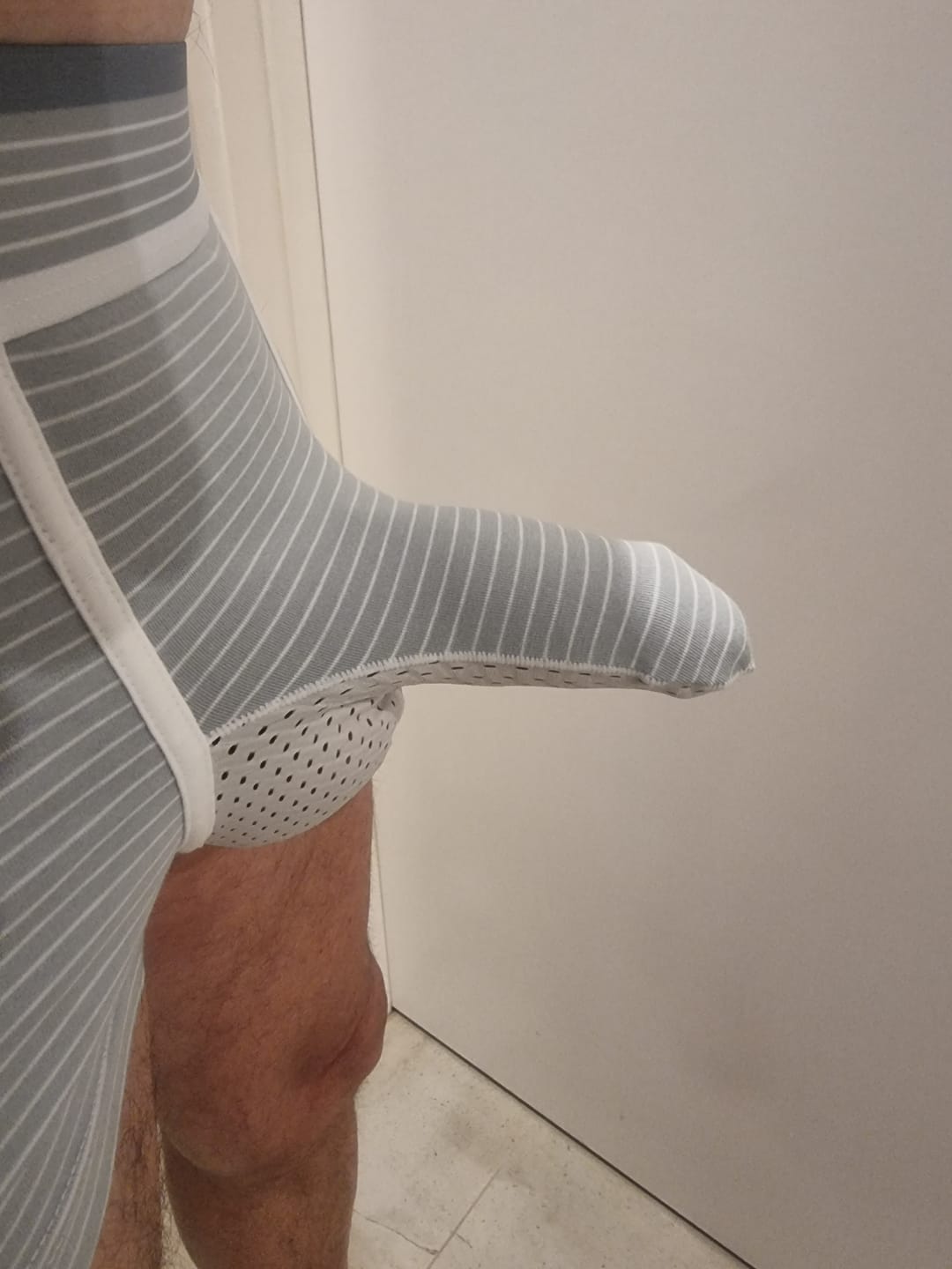 Customer photo review of 2 Pack Men’s Separate Support Pouch Cotton Trunks