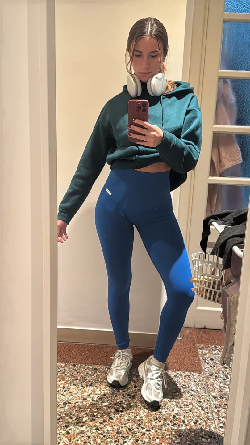 Customer photo review of Leggings Push up Gym Fashion Blu Accidia
