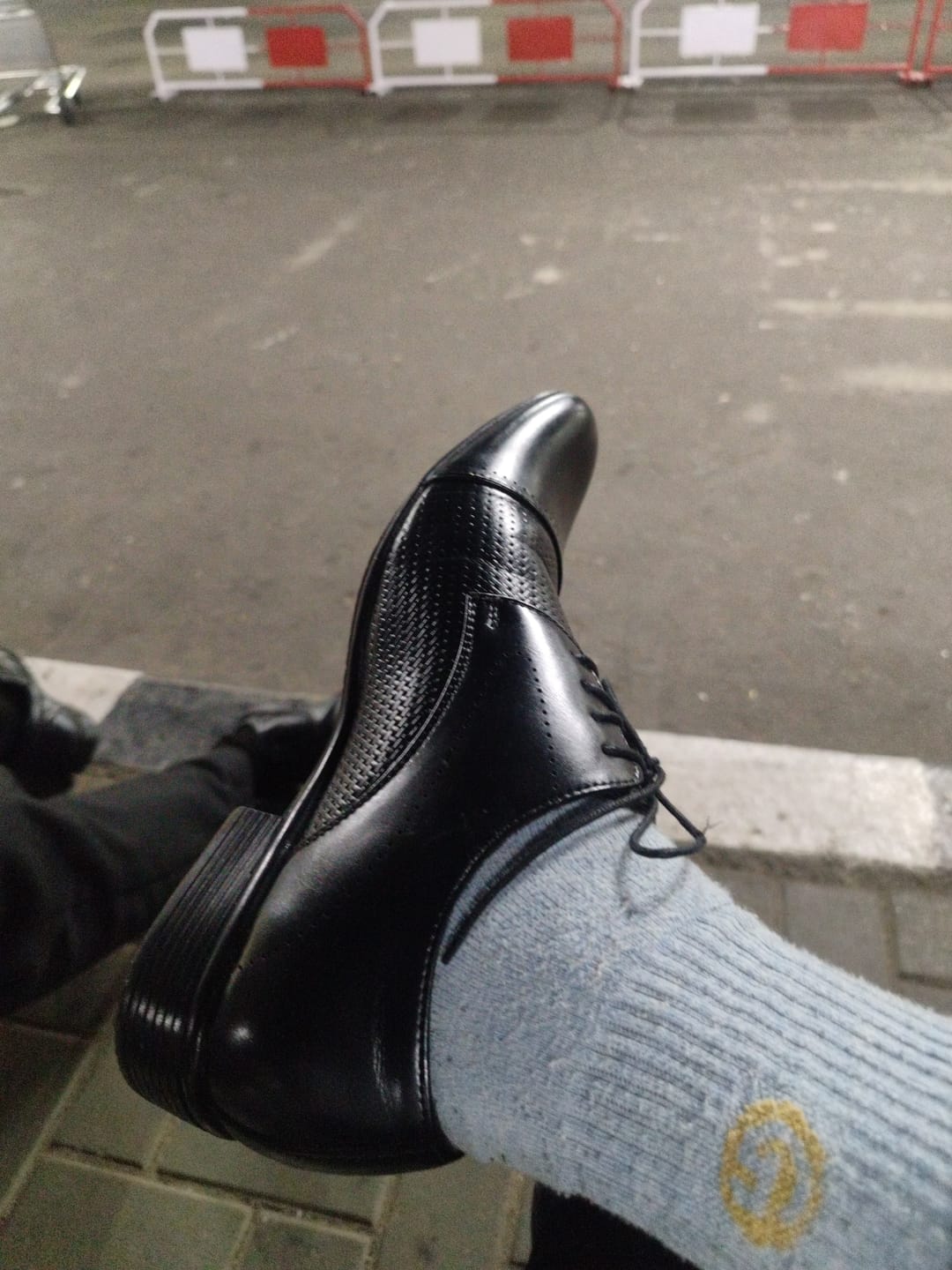 Customer photo review of Bacca Bucci HOMER Formal Shoes with Superior Comfort | All Day Wear Office Or Party Lace-up Shoes