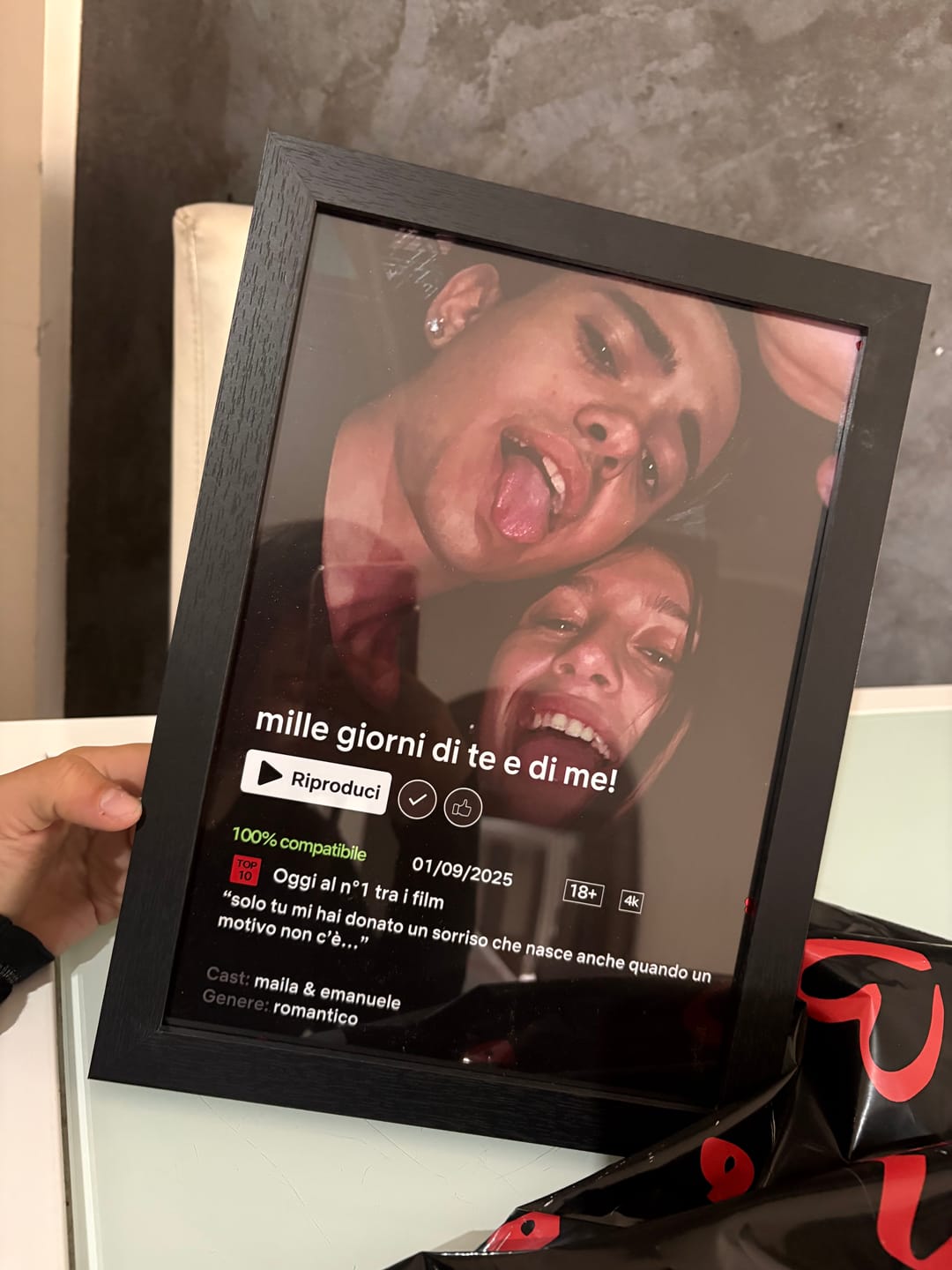 Customer photo review of MyMemories - Poster Netflix