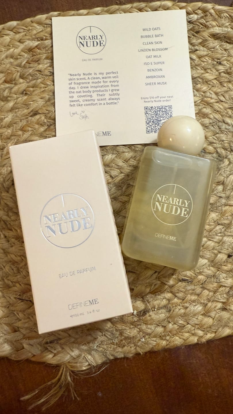 Customer photo review of Nearly Nude Eau de Parfum