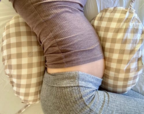 Customer photo review of Butterfly Pillow® Side-Support
