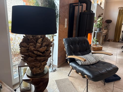 Customer photo review of Tischlampe Wurzelholz FICUS Höhe 70 cm