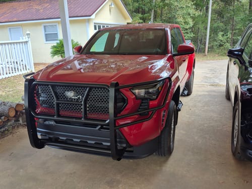 Customer photo review of Steelcraft Black Steel Extreme HD Grille Guard | Fits 2024-2025 Toyota Tacoma