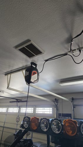 Customer photo review of Retractable Extension Cord Reel-12AWG