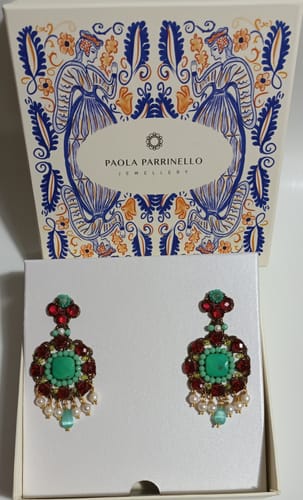 Customer photo review of Orecchini Lilibet verdi