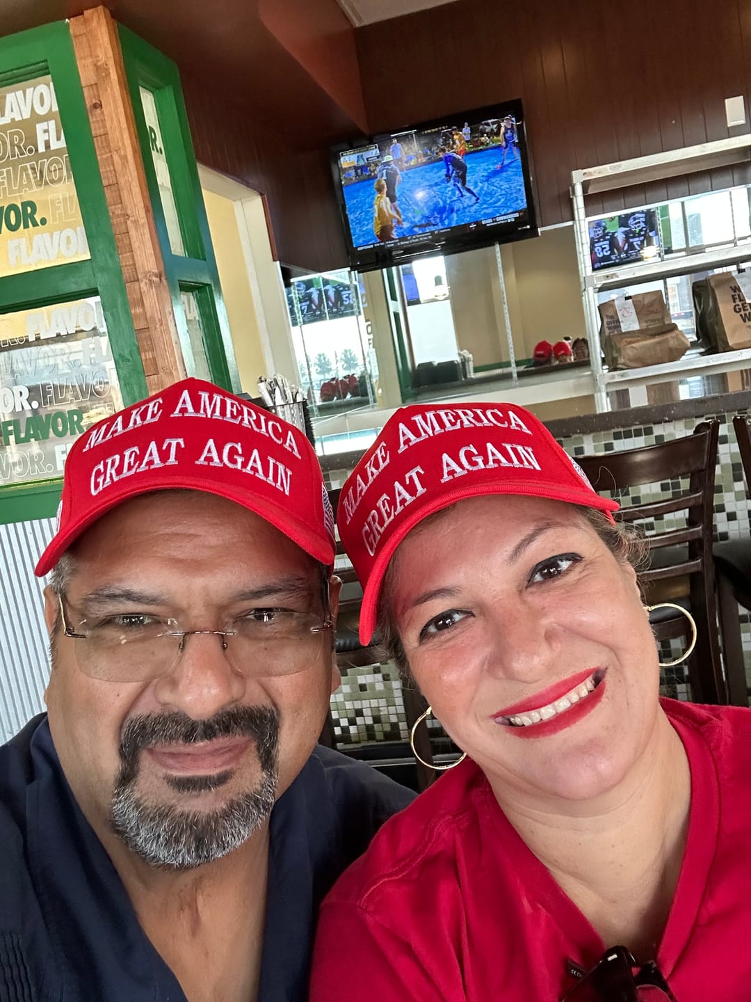 Customer photo review of New MAGA 45 47 Red Hat
