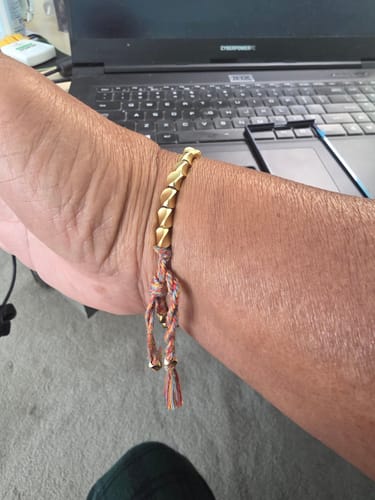 Customer photo review of 2 Tibetan Bracelets of Fortune