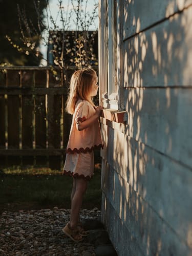 Customer photo review of Kelli Set || Shell