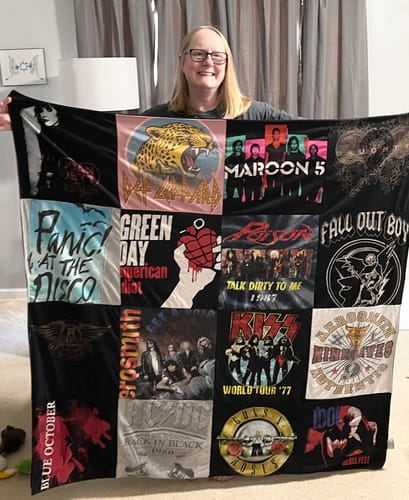 Customer photo review of Project Repat T-Shirt Quilt