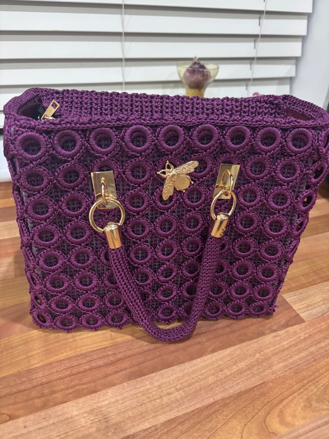Customer photo review of CrochetPark™ Lotus Handbag DIY KIT
