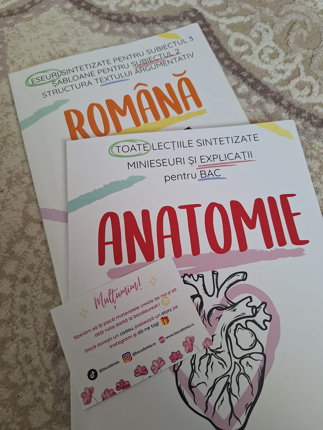 Customer photo review of Carte Anatomie Bacalaureat (Biologie clasele XI-XII) Bacademia