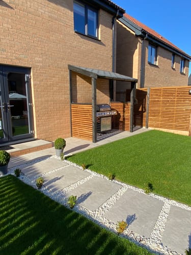 Customer photo review of Bahama - White Porcelain Paving Tiles - 900 x 600 x 20mm