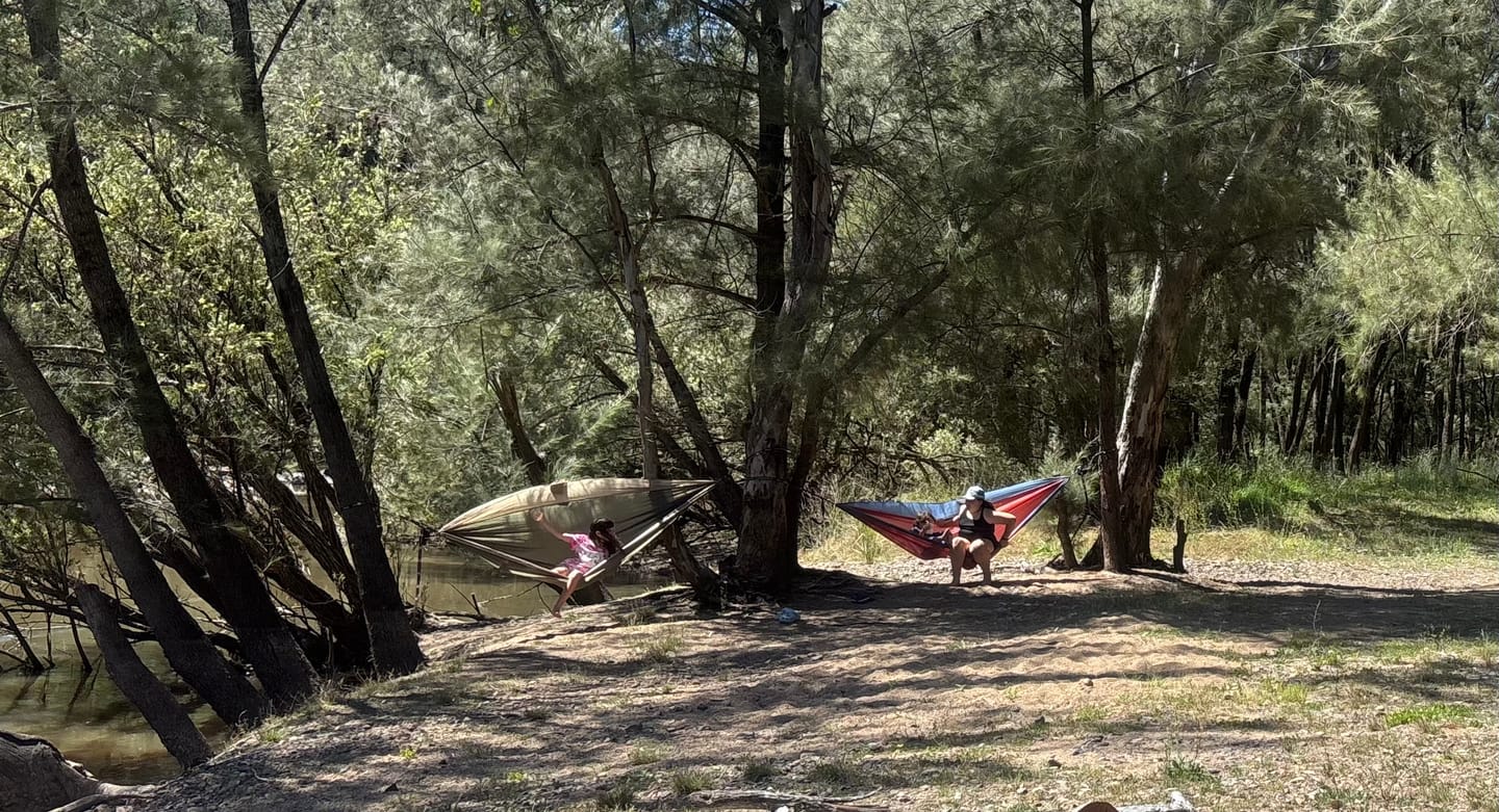 Customer photo review of Nomad Hammock with straps