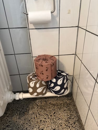 Customer photo review of 100% Bamboo Toilet Paper - 3ply -  40 meters