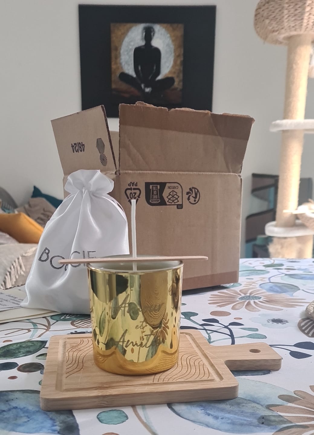 Customer photo review of Recharge Bougie Parfumée Fleur d’Oranger – Douceur lumineuse