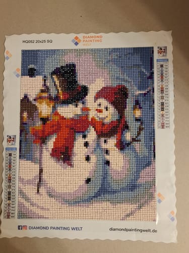 Kundenbewertung mit Foto zu Schneemann Paar