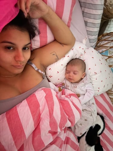 Customer photo review of Butterfly Pillow® Side-Support