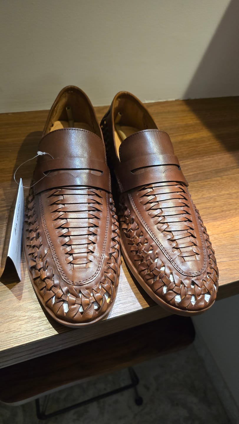 Customer photo review of FlexWeave Loafers - Cognac
