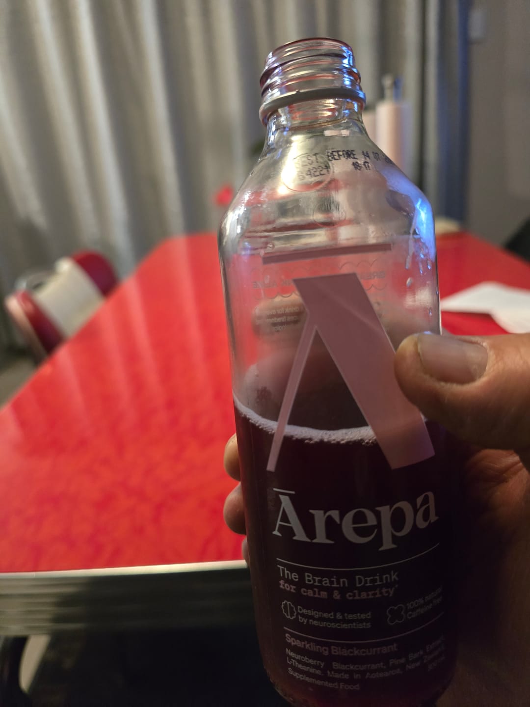 Customer photo review of The Brain Drink for Calm & Clarity (300ml)⁺