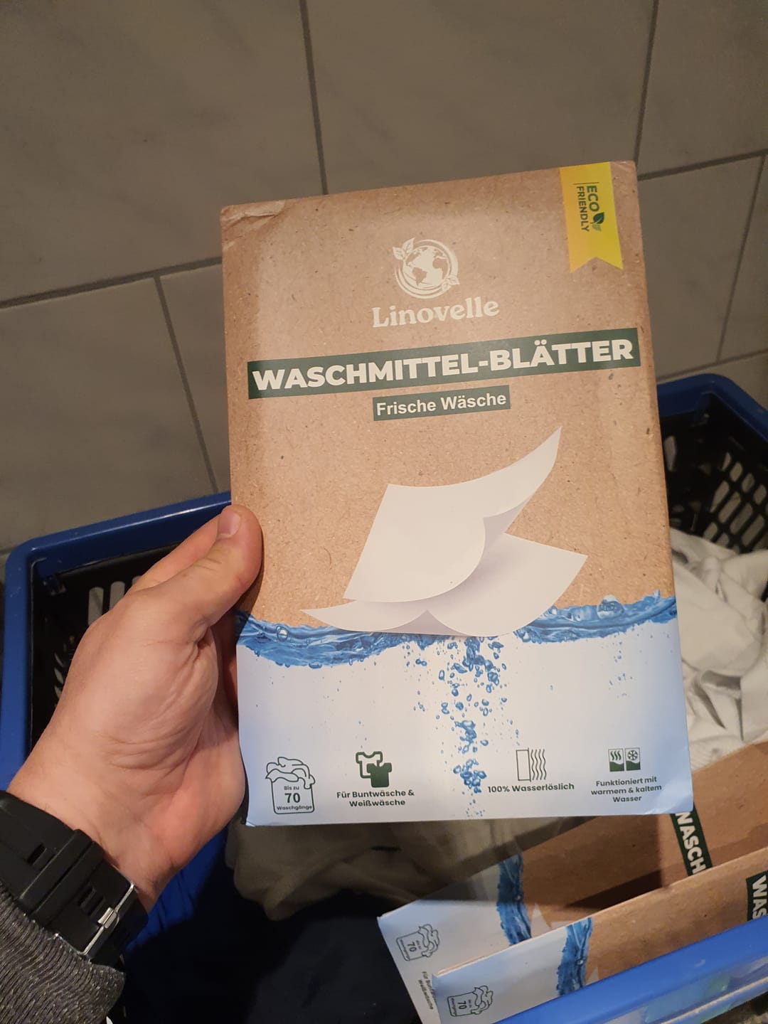 Customer photo review of Waschmittelblätter + 35 Extra GRATIS Wäschen