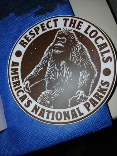 Customer photo review of Respect The Locals Bigfoot Tee