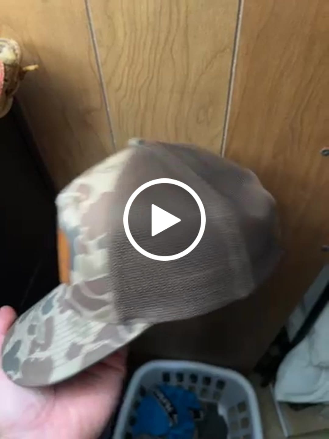 Customer video review of Custom Camouflage Trucker Hats
