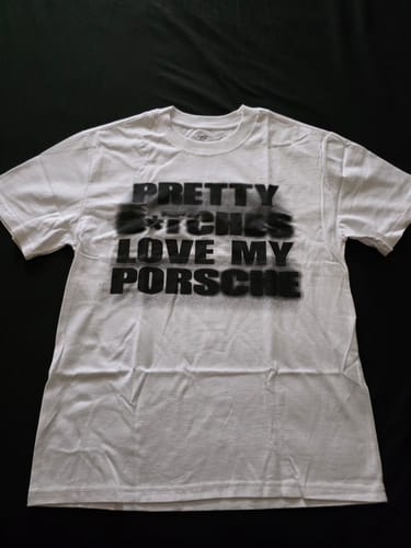 Customer photo review of (FINAL SALE) PORSCHE BOYZ OVERSIZED BOX TEE