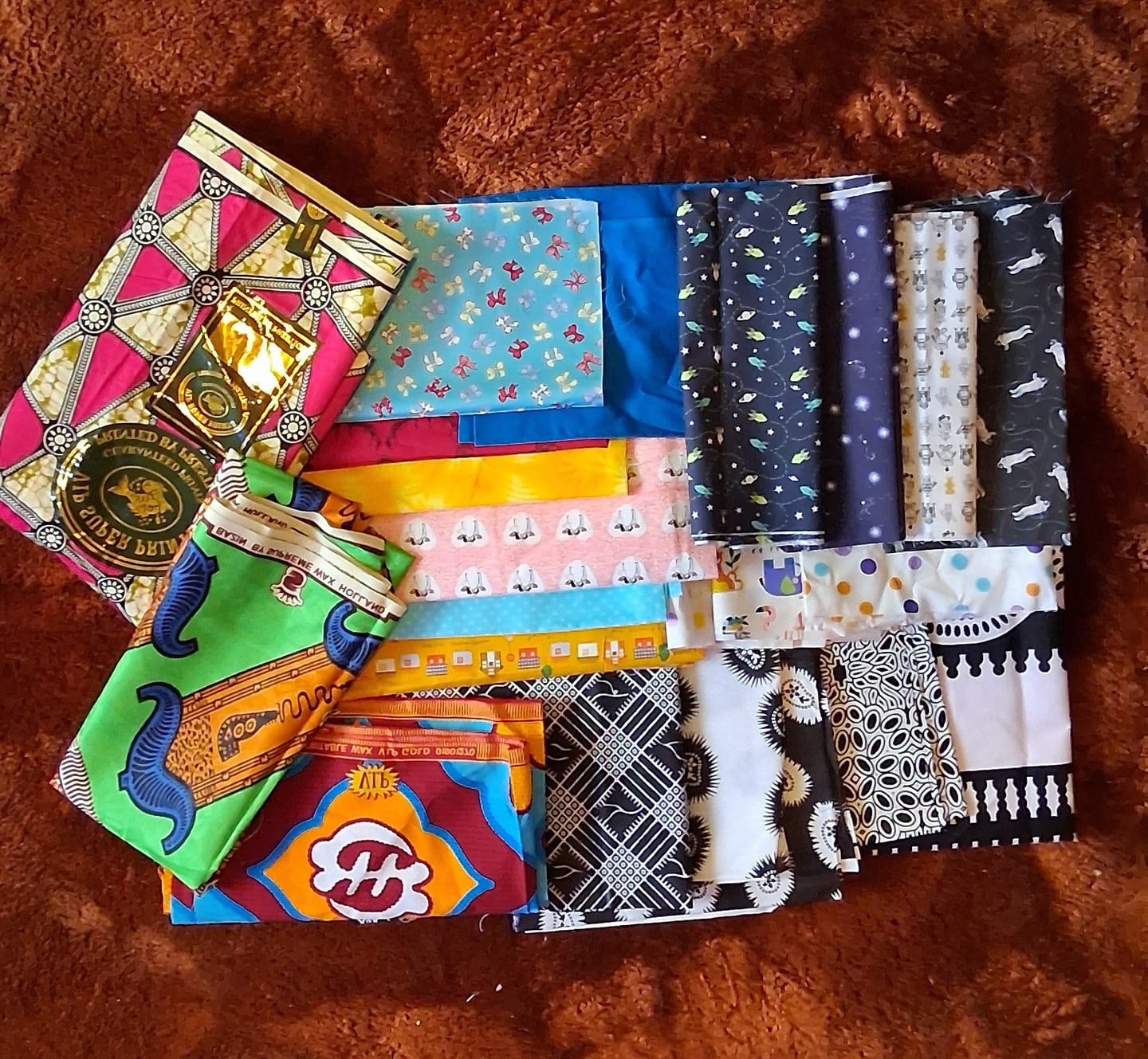 Customer photo review of Cotton Mystery Remnant Bundle