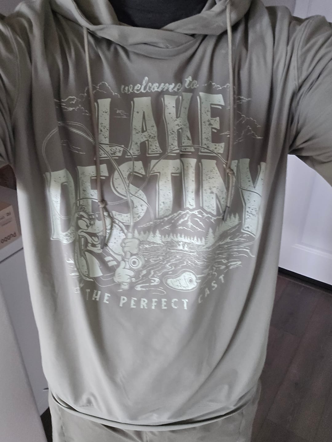 Customer photo review of Disney's A Goofy Movie "Lake Destiny" – Performance Hoodie