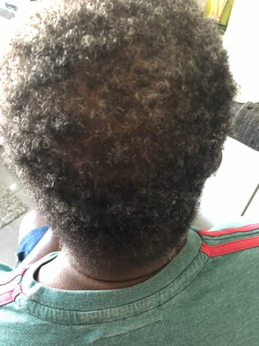 Customer photo review of Curlic All Natural Growth Oil