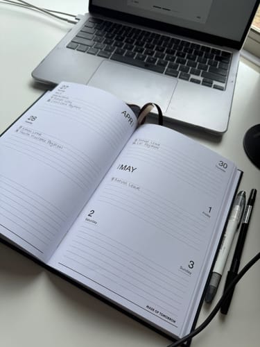 Customer photo review of 2026 A5 Weekly Diary - Classic